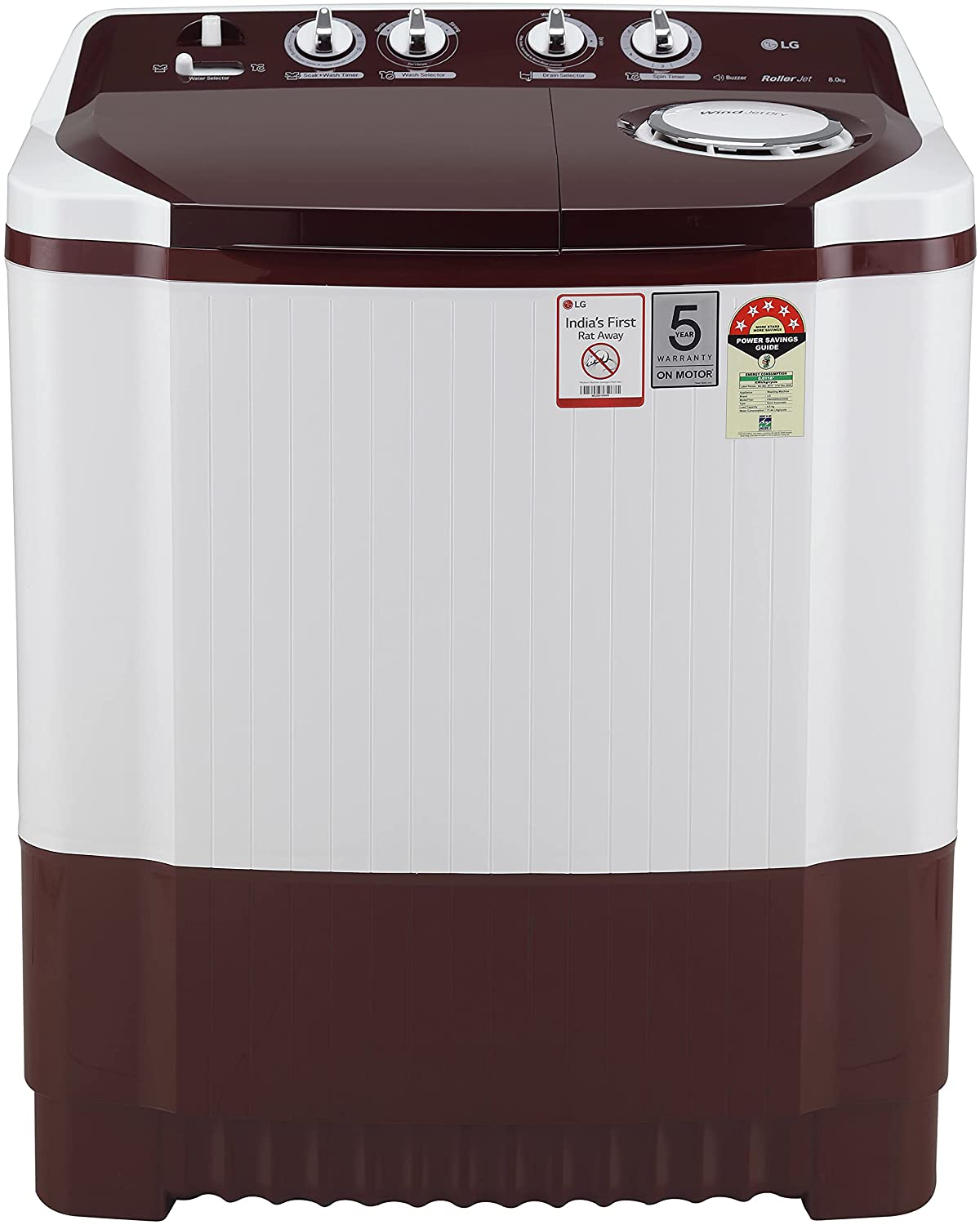 LG 8 Kg Semi-Automatic Washing Machine