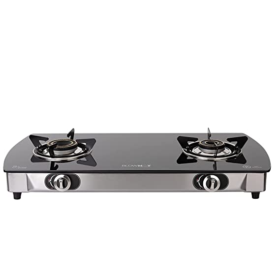BLOWHOT Jasper Heavy Brass 2 Burner Manual Gas Stove