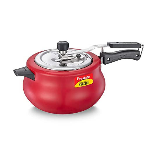 Prestige Svachh, 10753, 5 L, Nakshatra Duo Red Handi